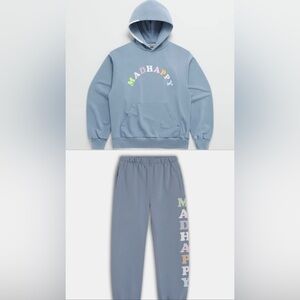BARELY WORN Blue Madhappy Sweatsuit, Size M